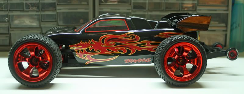 traxxas rustler black body